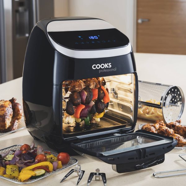 Cooks Professional Digital Air Fryer Oven with Rotisserie